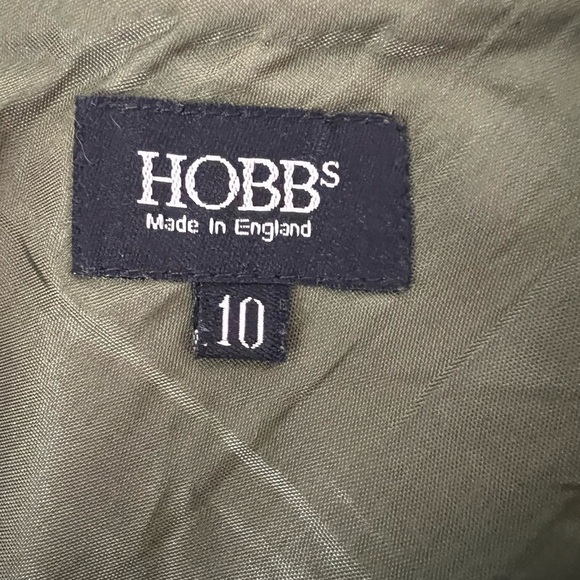 Hobbs of London Green Tweed Plaid Tulip Midi Skirt. Size 10. - Picture 6 of 6